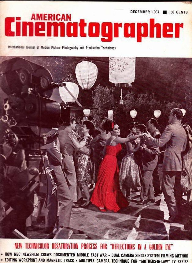 AMERICAN CINEMATOGRAPHER magazine cover Issue 582 December 1967