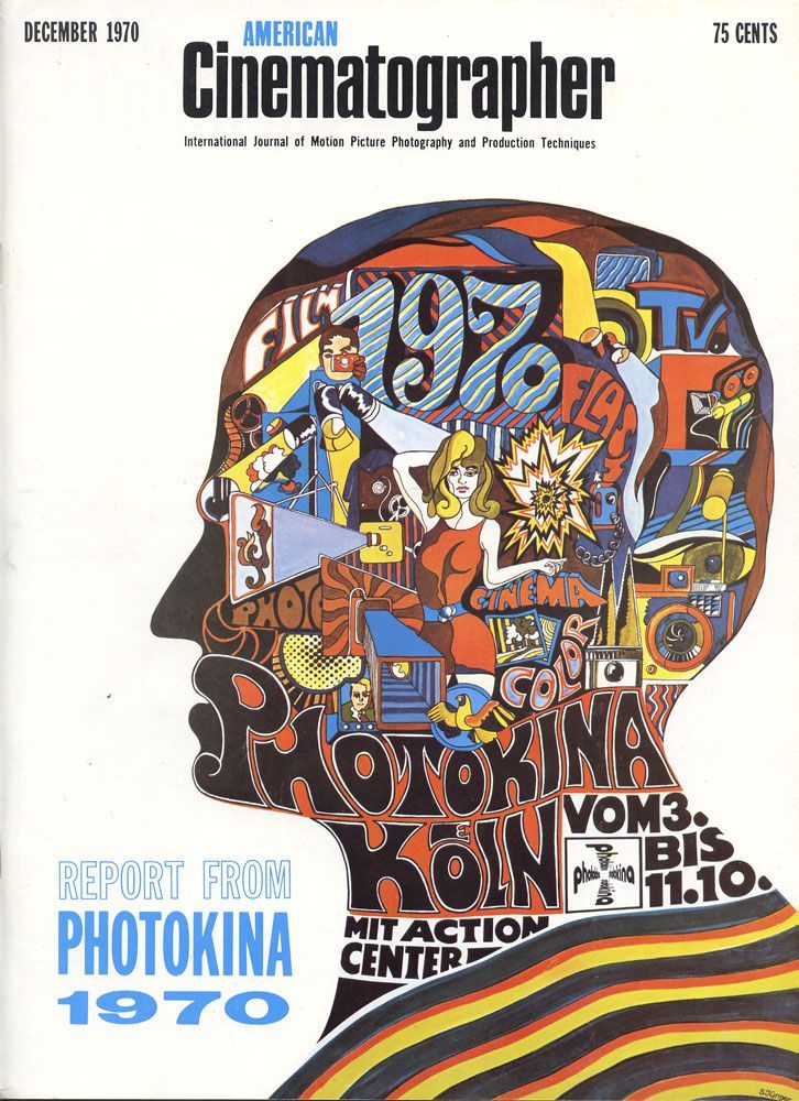 AMERICAN CINEMATOGRAPHER magazine cover Issue 618 December 1970