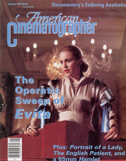 AMERICAN CINEMATOGRAPHER magazine cover Issue 930 January 1997