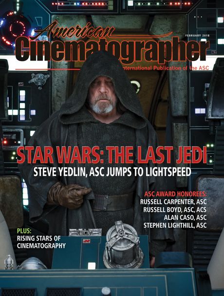 AMERICAN CINEMATOGRAPHER magazine cover  February 2018