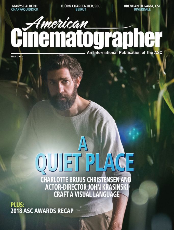 AMERICAN CINEMATOGRAPHER magazine cover  May 2018