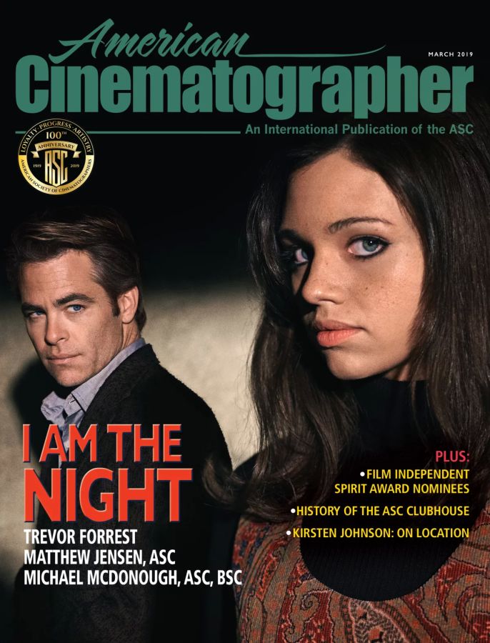 AMERICAN CINEMATOGRAPHER magazine cover  March 2019