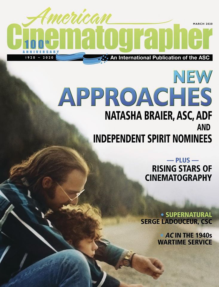 AMERICAN CINEMATOGRAPHER magazine cover  March 2020