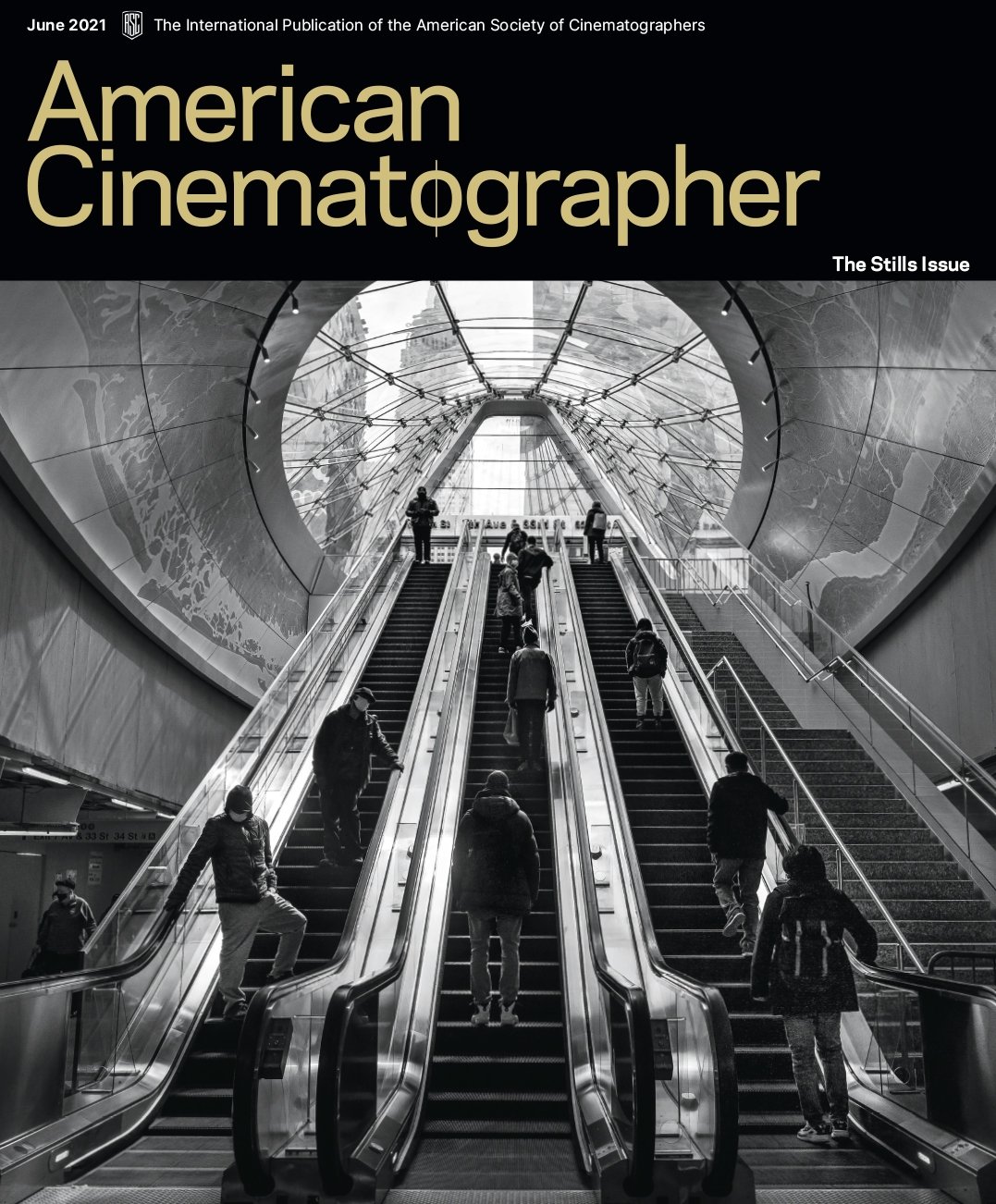 AMERICAN CINEMATOGRAPHER magazine cover  June 2021