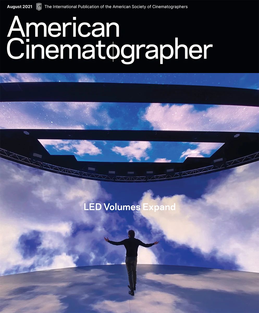 AMERICAN CINEMATOGRAPHER magazine cover  August 2021