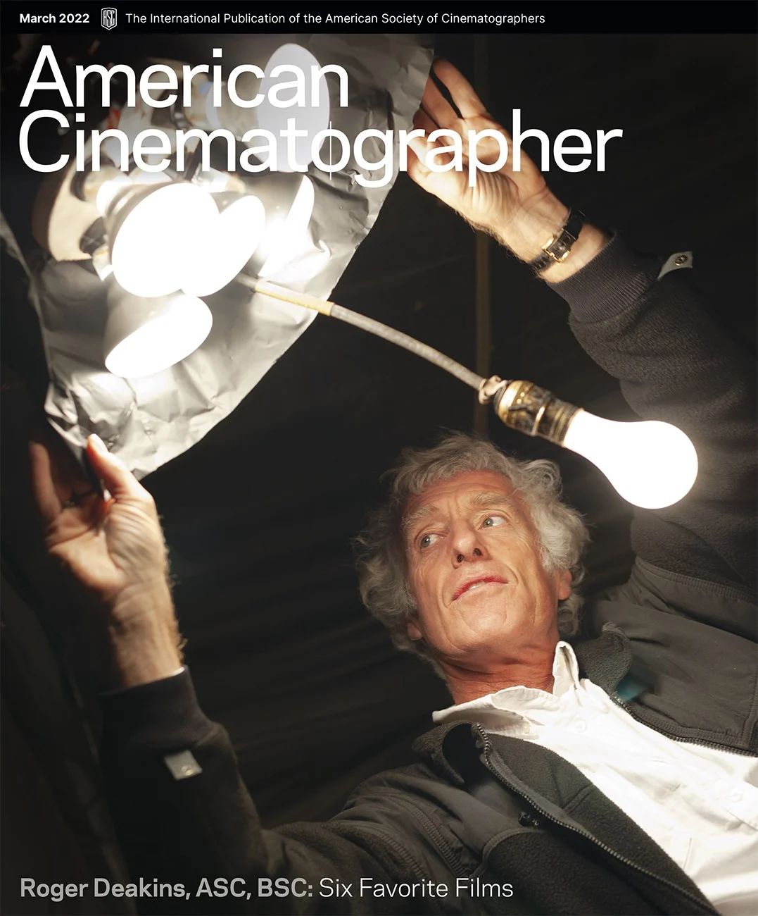 AMERICAN CINEMATOGRAPHER magazine cover  March 2022