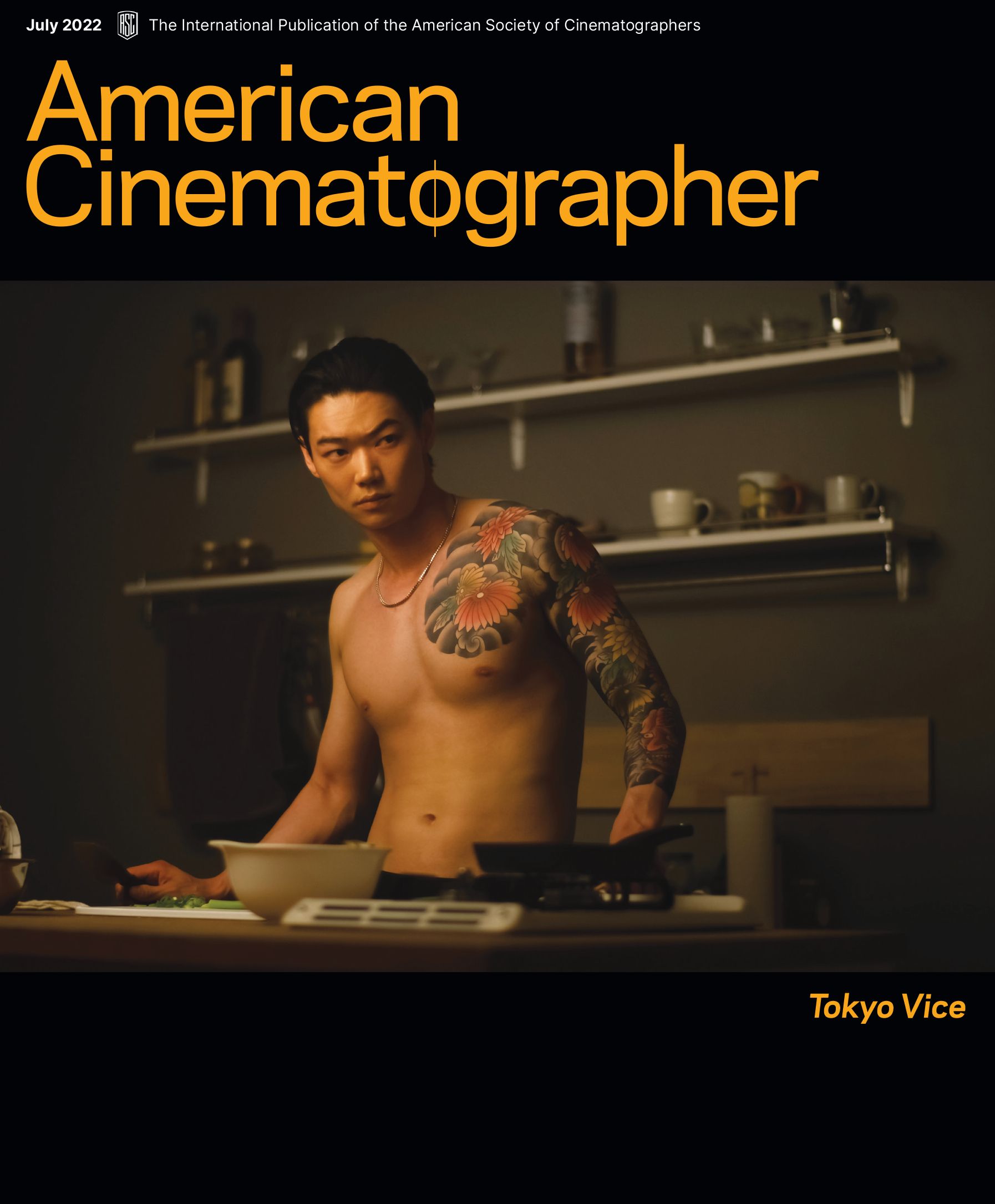 AMERICAN CINEMATOGRAPHER magazine cover  July 2022