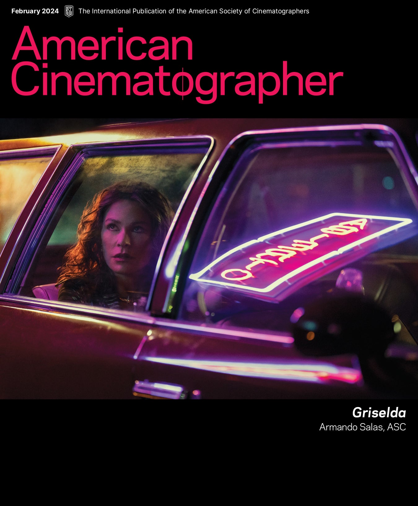 AMERICAN CINEMATOGRAPHER magazine cover  February 2024