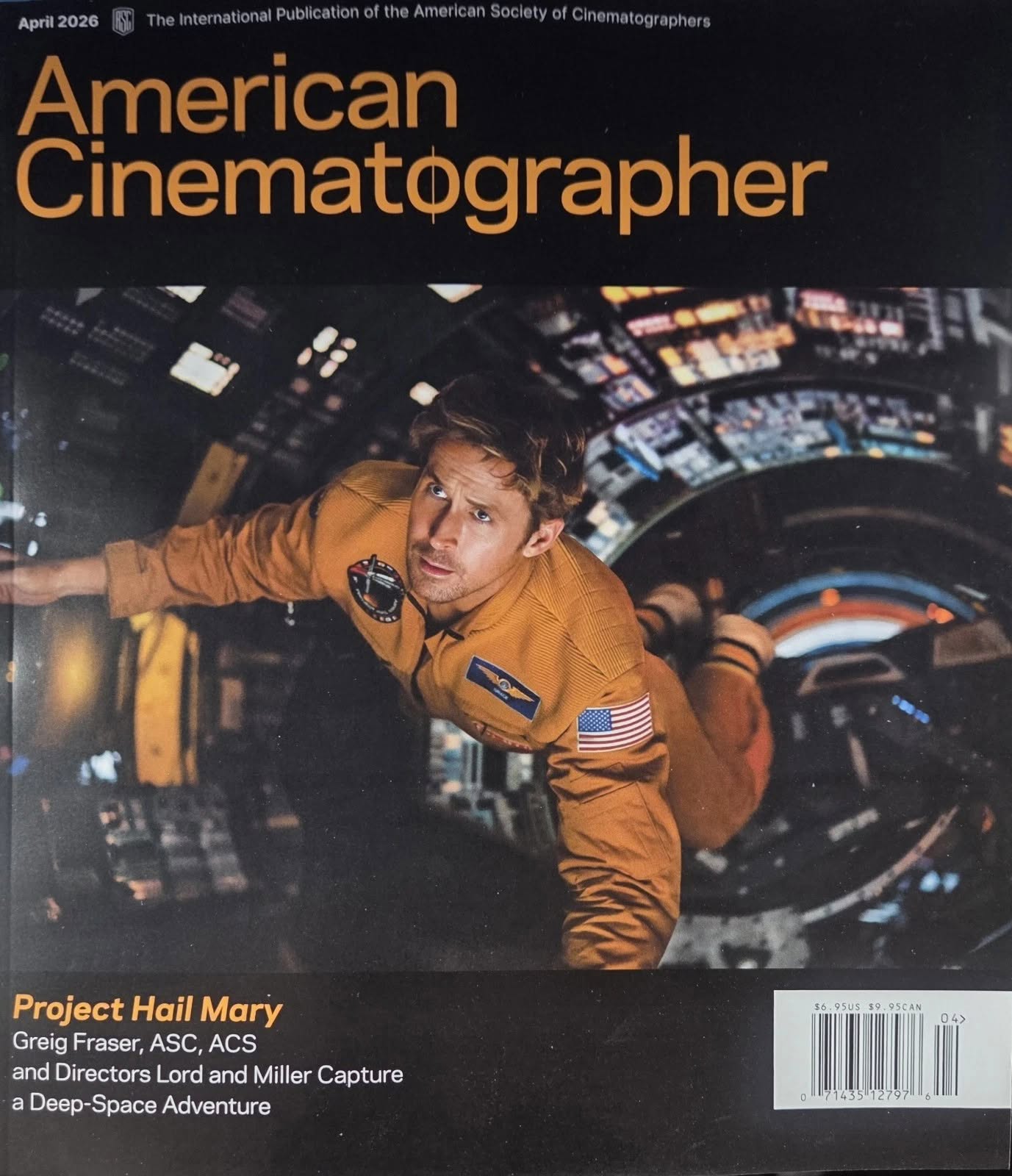 AMERICAN CINEMATOGRAPHER magazine cover  April 2026