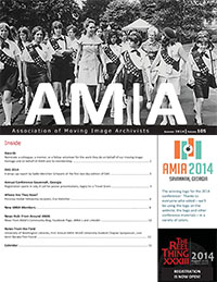 AMIA NEWSLETTER magazine cover Summer 2014