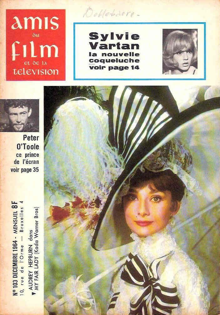 AMIS DU FILM magazine side cover Issue 103 December 1964