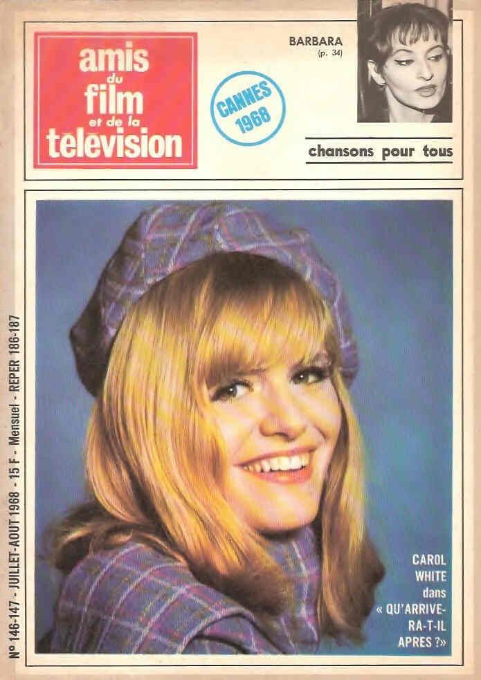 AMIS DU FILM magazine side cover Issue 146/147 July/August 1968