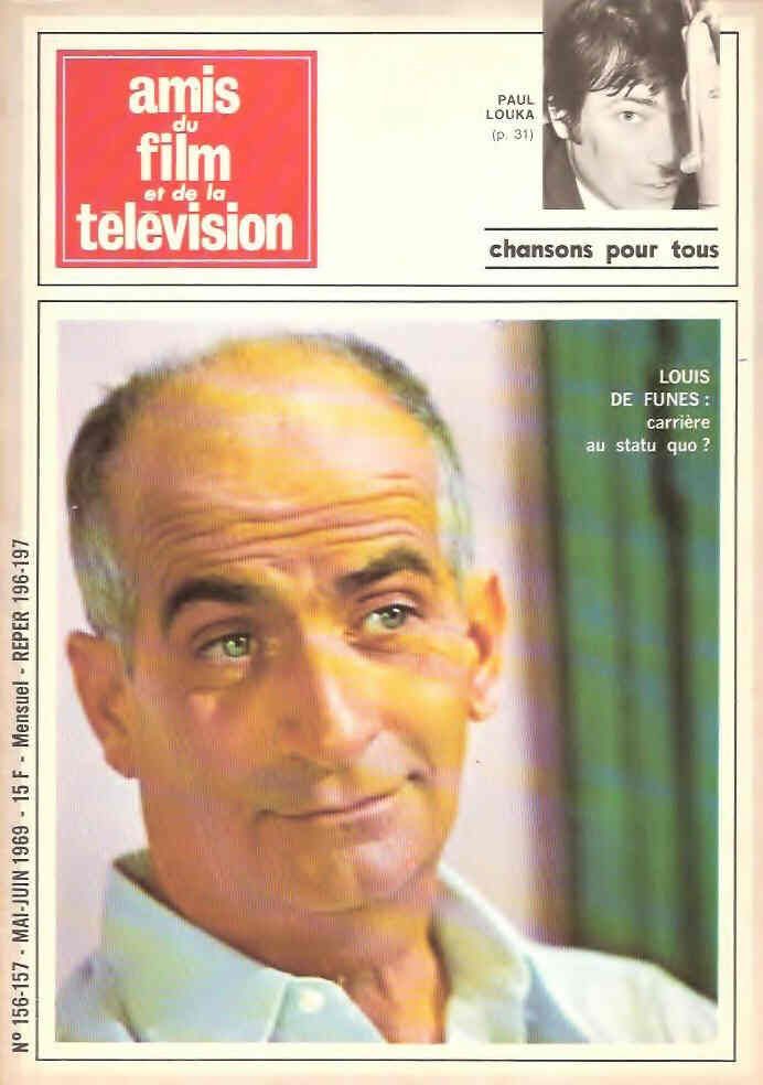 AMIS DU FILM magazine side cover Issue 156/157 May/June 1969