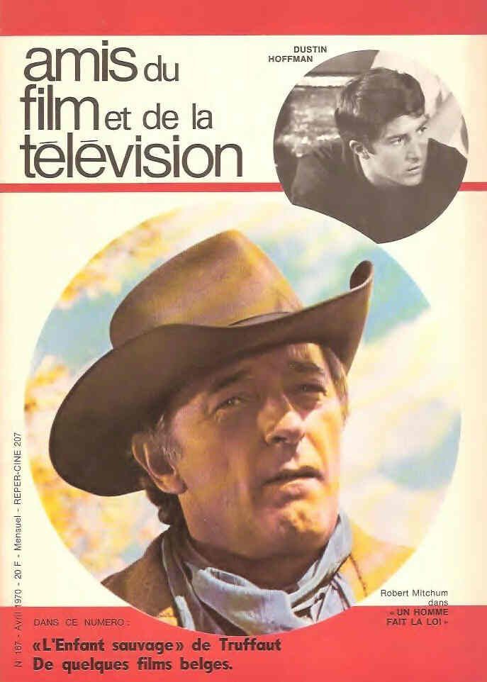 AMIS DU FILM magazine side cover Issue 167 April 1970