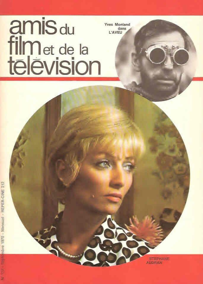 AMIS DU FILM magazine side cover Issue 172 September 1970