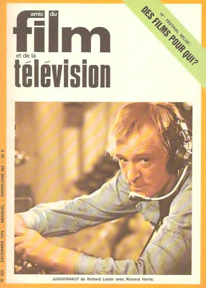 AMIS DU FILM magazine side cover Issue 223 December 1974