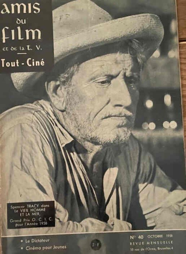 AMIS DU FILM magazine side cover Issue 40 October 1958