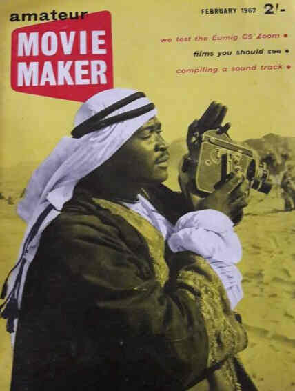 AMATEUR MOVIE MAKER magazine cover  February 1962