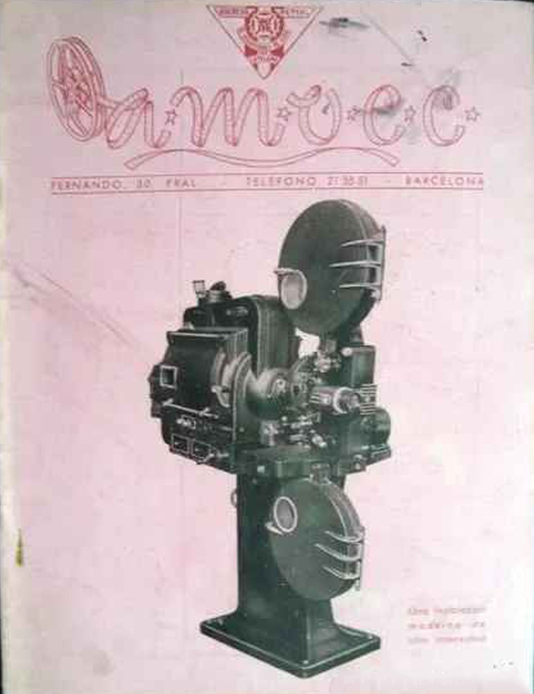 A.M.O.C.C. magazine side cover Issue 33  March 1951