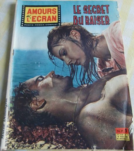 AMOURS A LECRAN magazine side cover Issue 19 25 October 1962