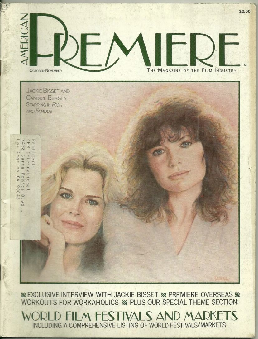 AMERICAN PREMIERE magazine cover  October/November 1981