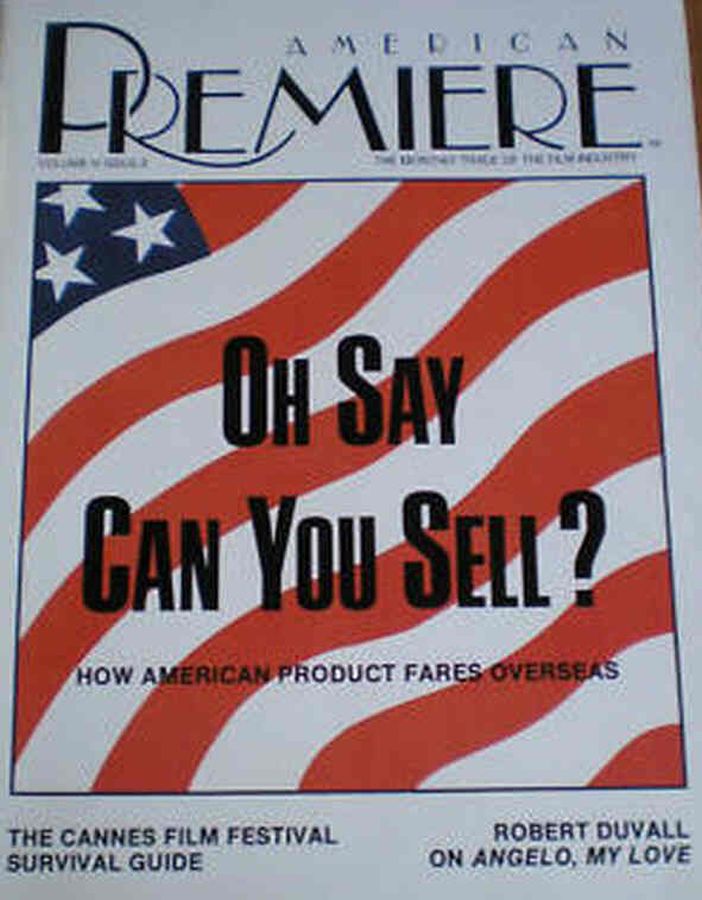 AMERICAN PREMIERE magazine cover  April 1983
