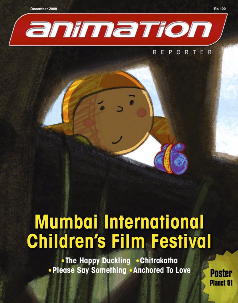 ANIMATION REPORTER magazine cover December 2009
