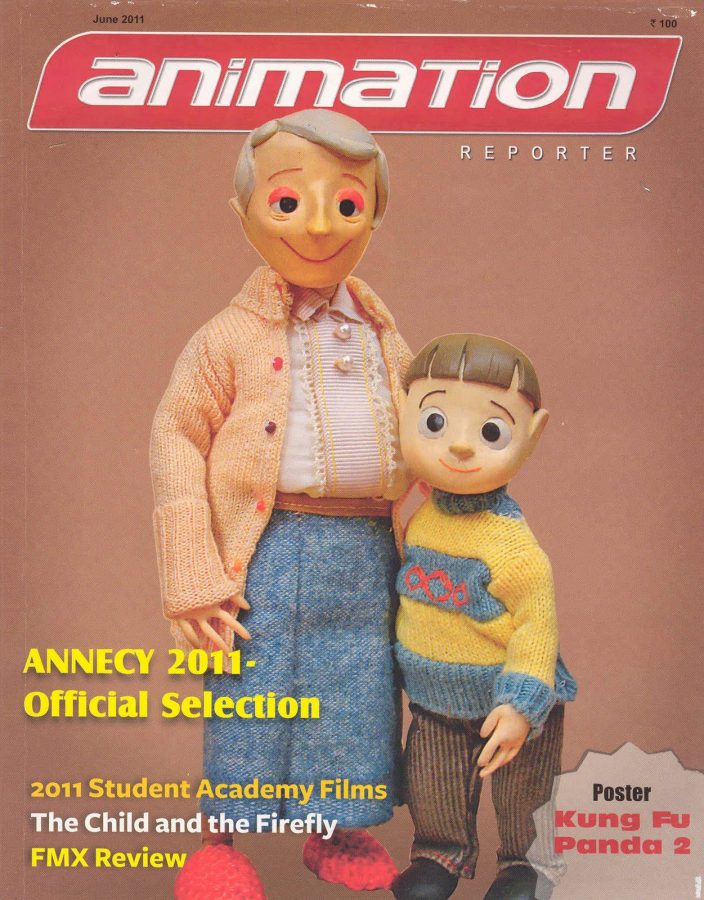 ANIMATION REPORTER magazine cover June 2011