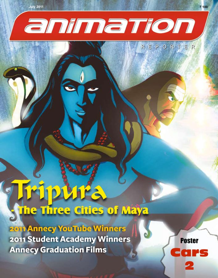 ANIMATION REPORTER magazine cover July 2011