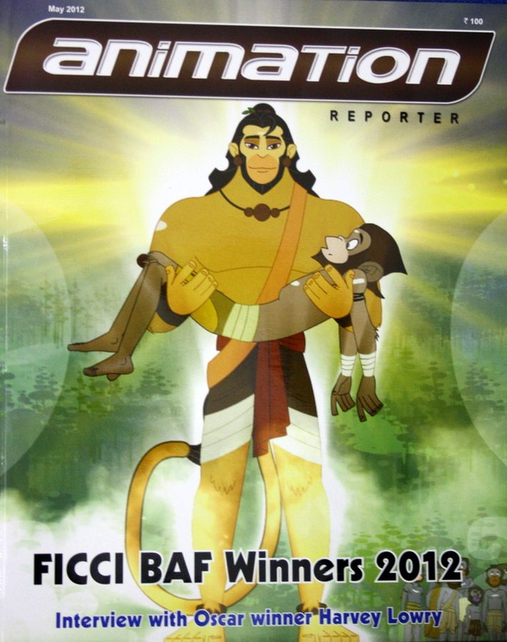 ANIMATION REPORTER magazine cover May 2012