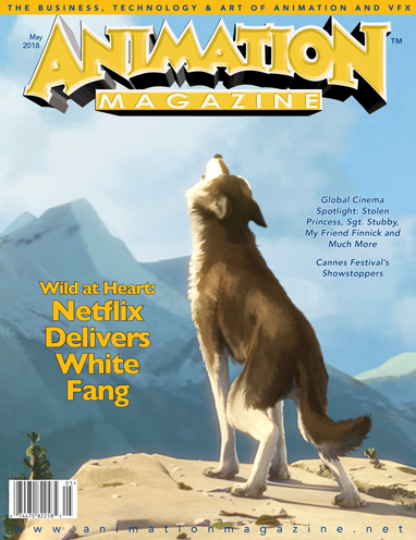 ANIMATION magazine cover Issue 280  May 2018