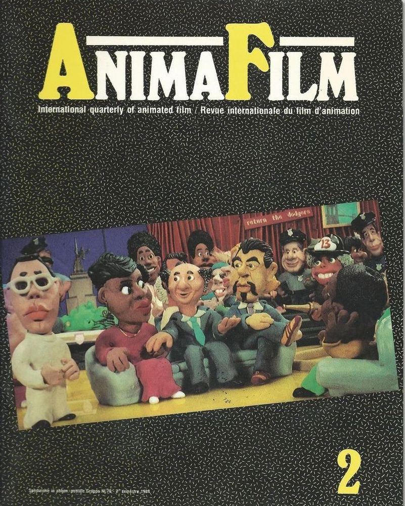 ANIMAFILM magazine cover Issue 2 April/June 1984