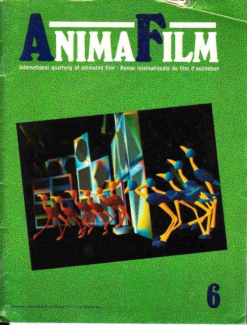 ANIMAFILM magazine cover Issue 6  1985