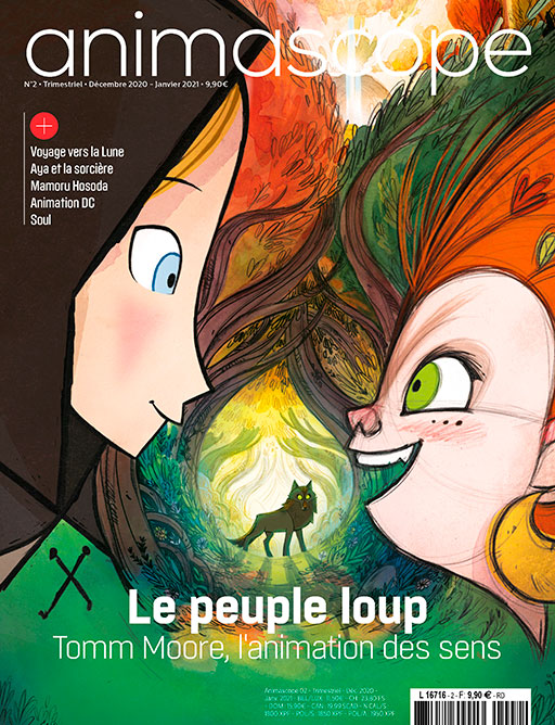 ANIMASCOPE magazine side cover Issue 2  December 2020/ January 2021 