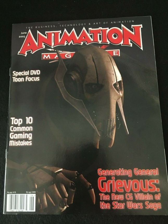 ANIMATION magazine cover Issue 149 June 2005