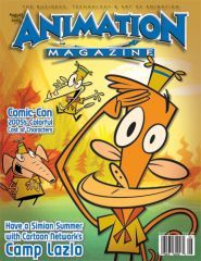 ANIMATION magazine cover Issue 151 August 2005