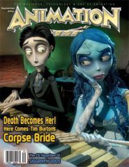 ANIMATION magazine cover Issue 152 September 2005