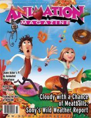 ANIMATION magazine cover Issue 197  Vol 23 No 8 October 2009