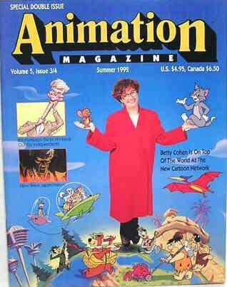 ANIMATION magazine cover Issue 19/20 Summer/July 1992