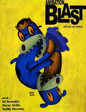 ANIMATION BLAST magazine side cover Issue 8  2002