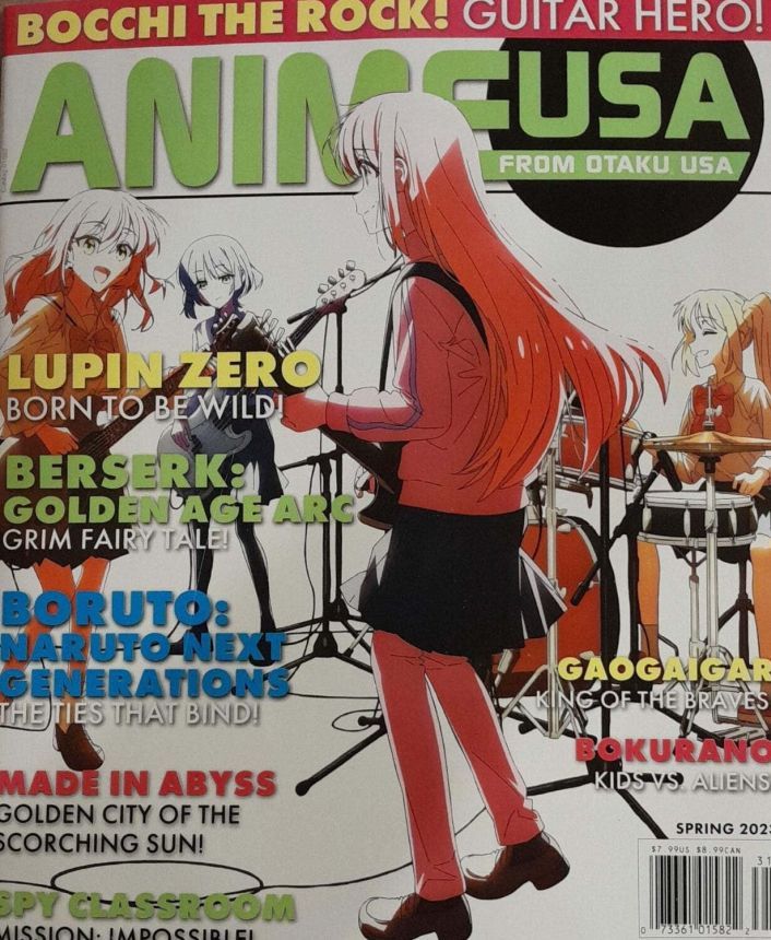 ANIME USA magazine cover Spring 2023