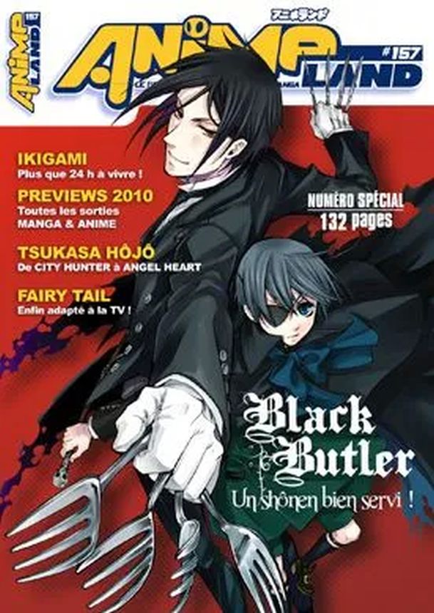ANIMELAND magazine cover Issue 157   2010