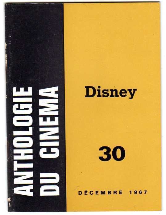 ANTHOLOGIE DU CINEMA magazine side cover Issue 30  1967