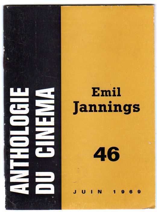 ANTHOLOGIE DU CINEMA magazine side cover Issue 46  1969