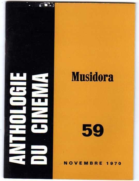 ANTHOLOGIE DU CINEMA magazine side cover Issue 59  1970