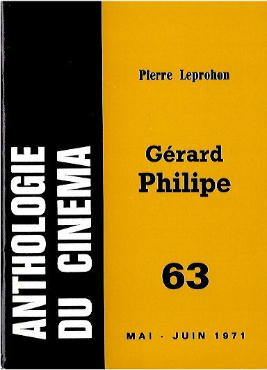 ANTHOLOGIE DU CINEMA magazine side cover Issue 63  1971