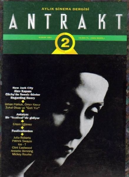 ANTRAKT (TURKEY) magazine cover Issue 2 November 1991
