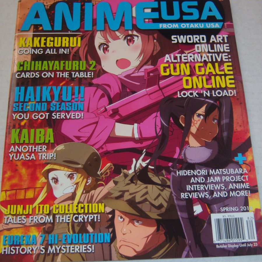 ANIME USA magazine cover Spring 2018
