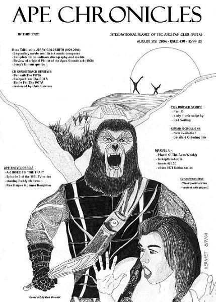 APE CHRONICLES magazine side cover Issue 38 August 2004