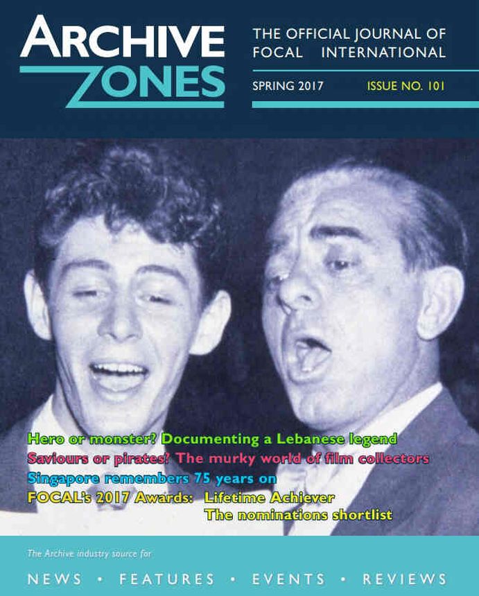 ARCHIVE ZONES magazine cover Issue 101 Spring 2017